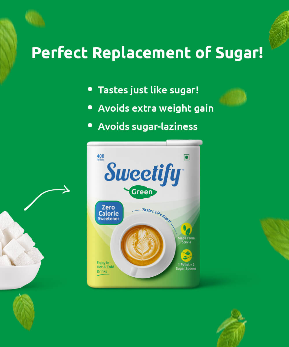 Zero Calorie Sugar-free Stevia Sweetener - Pellets